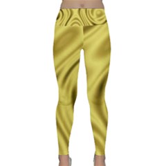 Golden Wave  Lightweight Velour Classic Yoga Leggings