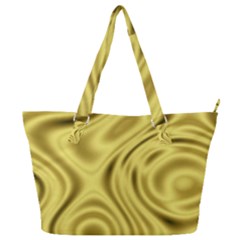 Golden Wave  Full Print Shoulder Bag by Sabelacarlos