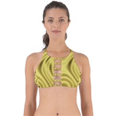 Golden Wave  Perfectly Cut Out Bikini Top by Sabelacarlos