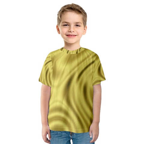 Golden Wave Kids  Sport Mesh Tee by Sabelacarlos