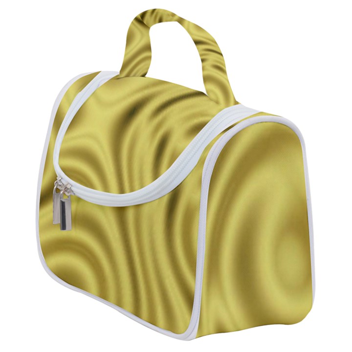 Golden Wave Satchel Handbag