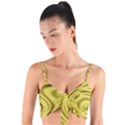 Golden Wave Woven Tie Front Bralet View1