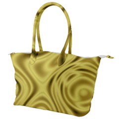 Golden Wave Canvas Shoulder Bag by Sabelacarlos