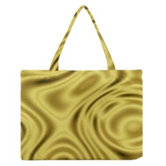 Golden Wave Zipper Medium Tote Bag by Sabelacarlos