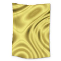 Golden Wave Large Tapestry by Sabelacarlos