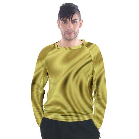 Golden Wave Men s Long Sleeve Raglan Tee by Sabelacarlos