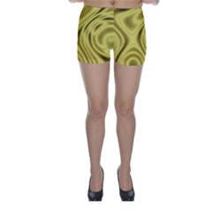 Golden Wave Skinny Shorts by Sabelacarlos