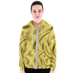 Golden Wave Women s Zipper Hoodie by Sabelacarlos