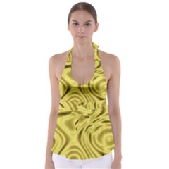 Golden Wave Babydoll Tankini Top by Sabelacarlos