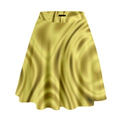 Golden Wave High Waist Skirt