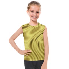 Golden Wave Kids  Mesh Tank Top by Sabelacarlos