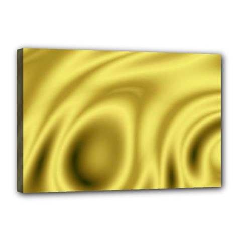 Golden Wave 2 Canvas 18  X 12  (stretched)