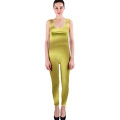 Golden Wave 2 One Piece Catsuit by Sabelacarlos