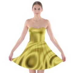 Golden Wave 2 Strapless Bra Top Dress by Sabelacarlos