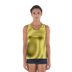 Golden Wave 2 Sport Tank Top  by Sabelacarlos