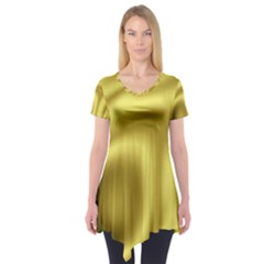 Golden Wave 2 Short Sleeve Tunic  by Sabelacarlos