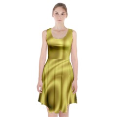 Golden Wave 2 Racerback Midi Dress by Sabelacarlos