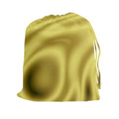 Golden Wave 2 Drawstring Pouch (2xl) by Sabelacarlos