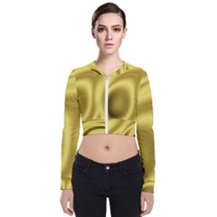 Golden Wave 2 Long Sleeve Zip Up Bomber Jacket by Sabelacarlos