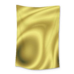 Golden Wave 2 Small Tapestry by Sabelacarlos