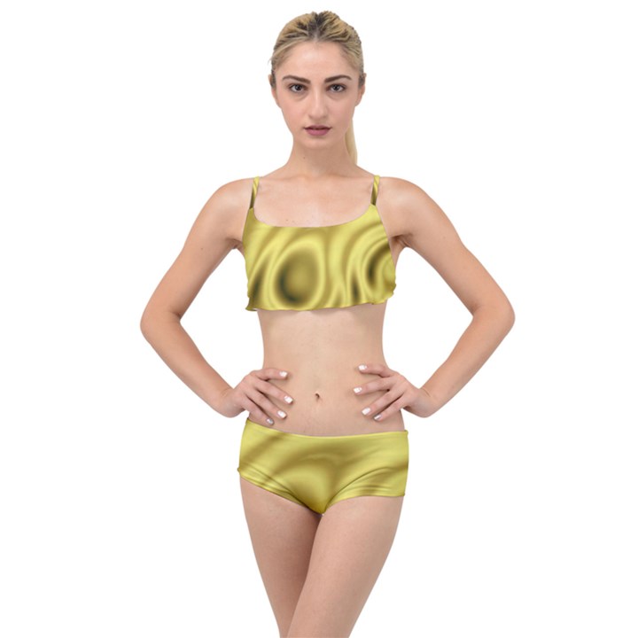 Golden Wave 2 Layered Top Bikini Set