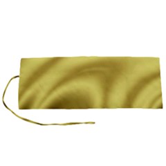 Golden Wave 2 Roll Up Canvas Pencil Holder (s) by Sabelacarlos