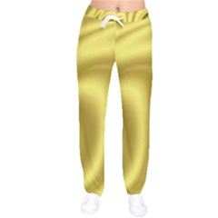 Golden Wave 2 Women Velvet Drawstring Pants