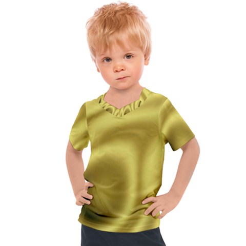 Golden Wave 2 Kids  Sports Tee by Sabelacarlos