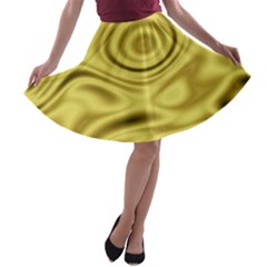 Golden Wave 3 A-line Skater Skirt