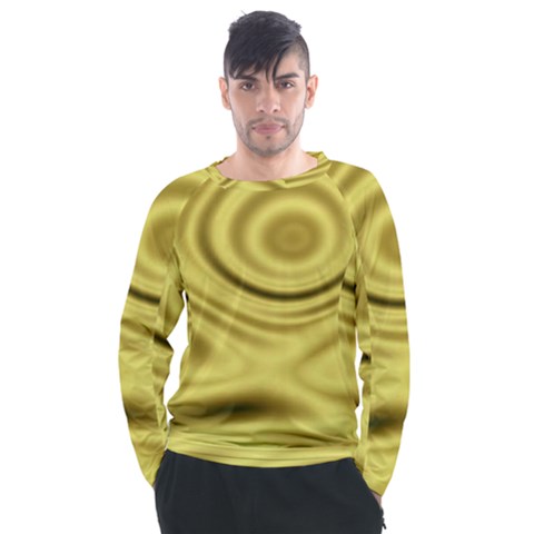 Golden Wave 3 Men s Long Sleeve Raglan Tee by Sabelacarlos