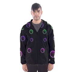 Bubble In Dark 2 Men s Hooded Windbreaker