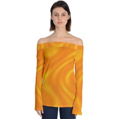 Honey Wave 1 Off Shoulder Long Sleeve Top by Sabelacarlos