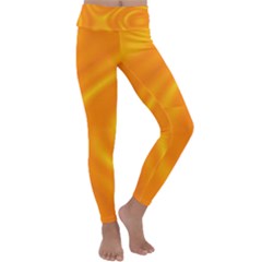 Honey Wave 1 Kids  Lightweight Velour Classic Yoga Leggings by Sabelacarlos