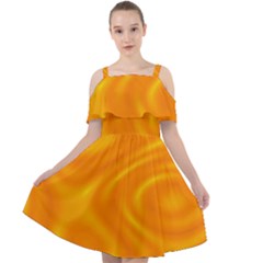 Honey Wave 1 Cut Out Shoulders Chiffon Dress