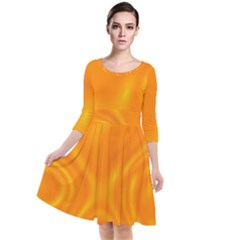 Honey Wave 2 Quarter Sleeve Waist Band Dress by Sabelacarlos