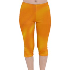 Honey Wave 2 Velvet Capri Leggings  by Sabelacarlos