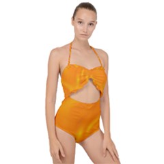 Honey Wave 2 Scallop Top Cut Out Swimsuit by Sabelacarlos