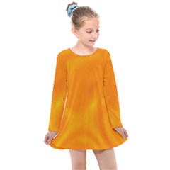 Honey Wave 2 Kids  Long Sleeve Dress by Sabelacarlos