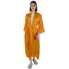 Honey Wave 2 Maxi Satin Kimono by Sabelacarlos