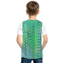 Boho Green Floral Print Kids  SportsWear View2