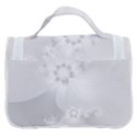 Wedding White Floral Print Satchel Handbag View3