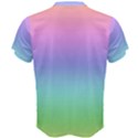 Pastel Rainbow Ombre Gradient Men s Cotton Tee View2