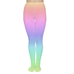 Pastel Rainbow Ombre Gradient Tights by SpinnyChairDesigns