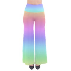 Pastel Rainbow Ombre Gradient So Vintage Palazzo Pants by SpinnyChairDesigns