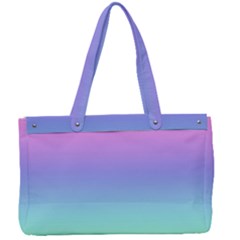 Pastel Rainbow Ombre Gradient Canvas Work Bag by SpinnyChairDesigns