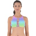 Pastel Rainbow Ombre Gradient Perfectly Cut Out Bikini Top View1