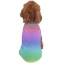 Pastel Rainbow Ombre Gradient Dog T-Shirt View2