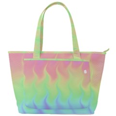 Pastel Rainbow Flame Ombre Back Pocket Shoulder Bag  by SpinnyChairDesigns