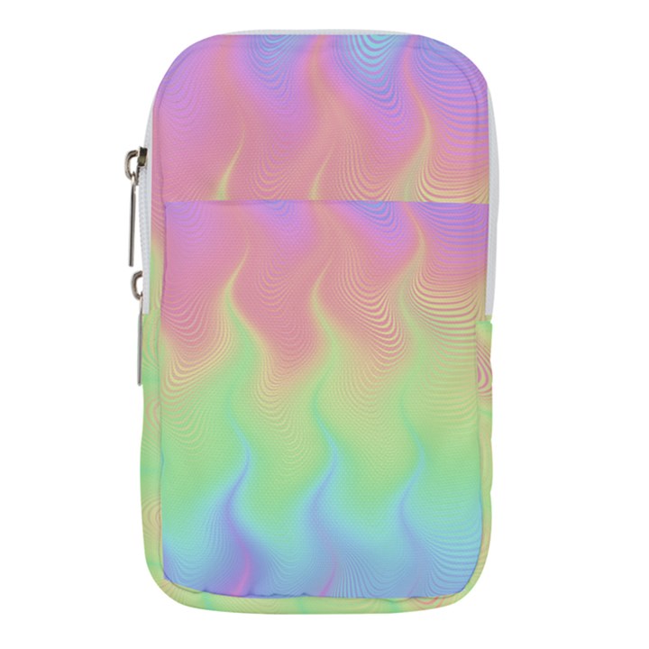 Pastel Rainbow Flame Ombre Waist Pouch (Large)