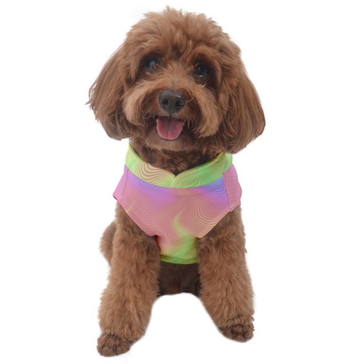 Pastel Rainbow Flame Ombre Dog Sweater